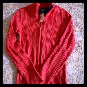 Gorgeous Eddie Bauer orange zip up! NWT